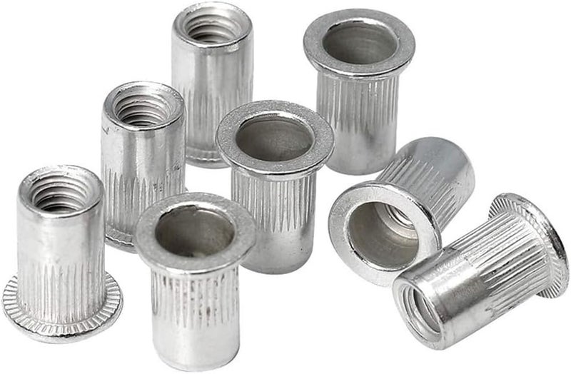 Sprite Science 120pcs 1/4-20 Aluminum Rivet Nuts Threaded Inserts Rivnuts Nutsert 1/4-20UNC - Image 3